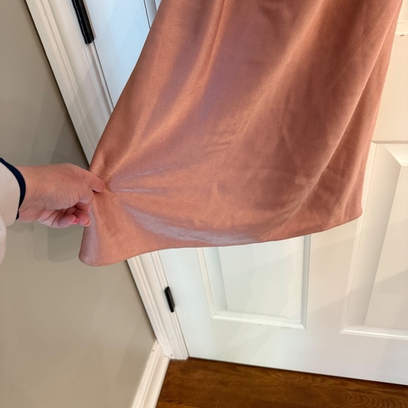 New! Alice + Olivia Harmony Satin Mini Slip Dress Rose Pink 45622 - Picture 6 of 14